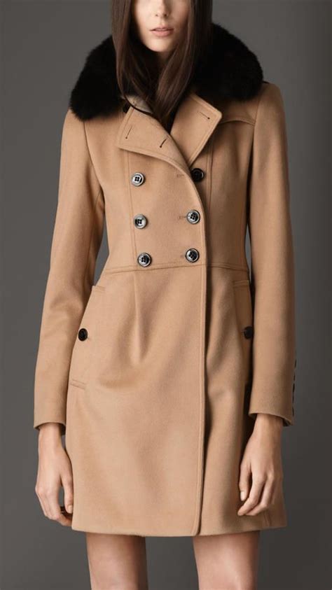 manteau burberry femme laine|Manteaux & vestes de luxe pour femme .